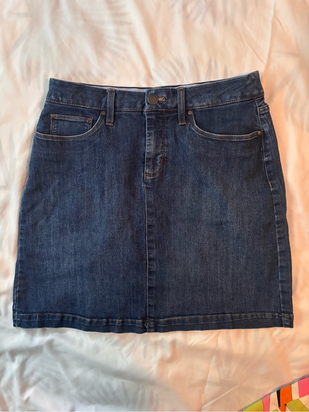 croft & barrow Indigo Denim Straight Skort